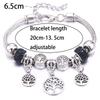 New Charm Bracelet & Bangles Jewelry white butterfly Crown Beads Bracelets Brands Bracelets Fit Women Girl Friendship Gift