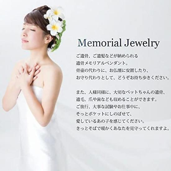 Ashes Pendant Dancing Stone Open Heart Swaying Hawaiian Jewelry Memorial Pendant Cubic Zirconia Silver Ashes
