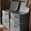 Multifunctional Foldable Storage Box with Cloth Cover Large Capacity Quilt Storage Box Bra Storage Box Underwear Organizer