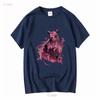 League of Legend Ahri T shirt long or short sleeves vintage Washed streetwear Stylish Top For Everyday Wear homme Soft fashion