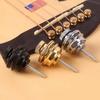 Zinc Alloy Bass Safety Straplocks Flat Head Guitar Strap BuckleElectric Guitar Tail Nail for Acoustic Electric Bass Strap