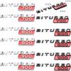 2 Sets BITURBO 700 800 900 Car Fender Side Emblem Badge Sticker for G Class G63 G65 G500 G800 G900 W463 W212 W205 W246 W463