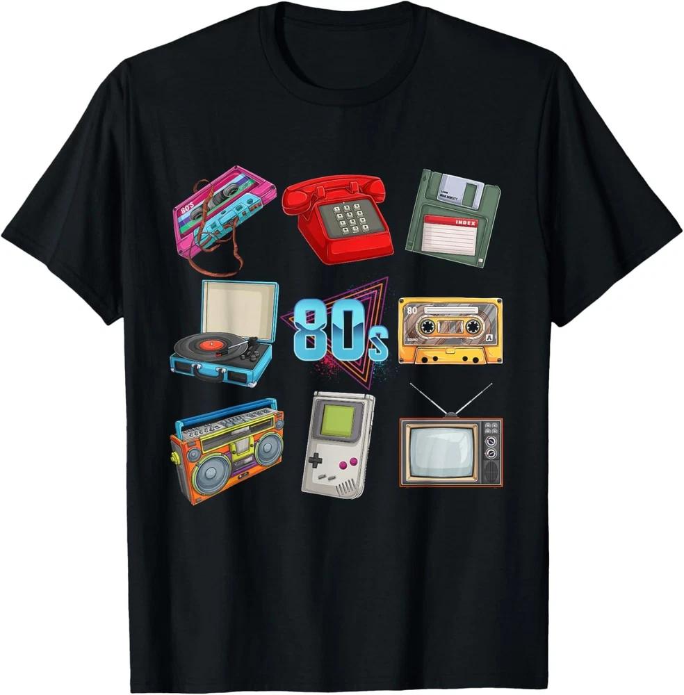 80_s Throwback Retro Vintage Funny Party Cassette Tapes Men T-Shirt