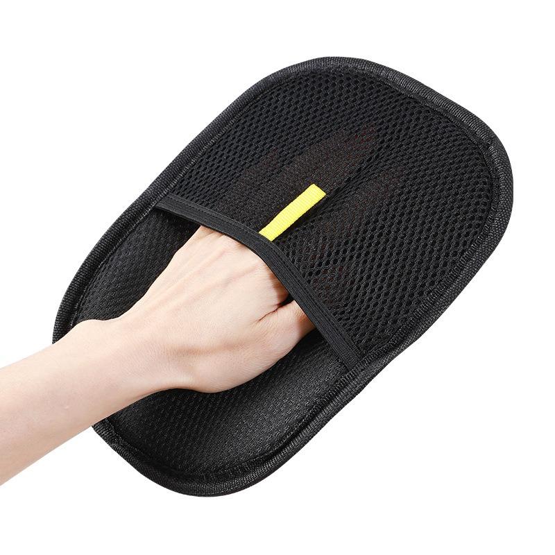 Gants de brosse pour animaux de compagnie, gant d'épilation double face pour animaux de compagnie, gants d'épilation pour animaux de compagnie pour une épilation efficace et une réduction de l'électricité statique, éliminateur de peluches pour animaux de compagnie