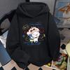 Everyday Versatile Hoodies for Men and Women, Crayon Shin-printed Fashionable Top for Teenagers, Autumn and Winter 2025