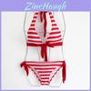 Stylish Striped Women Swimsuit Sexy Bikini Set Perfect For Summer Adventures