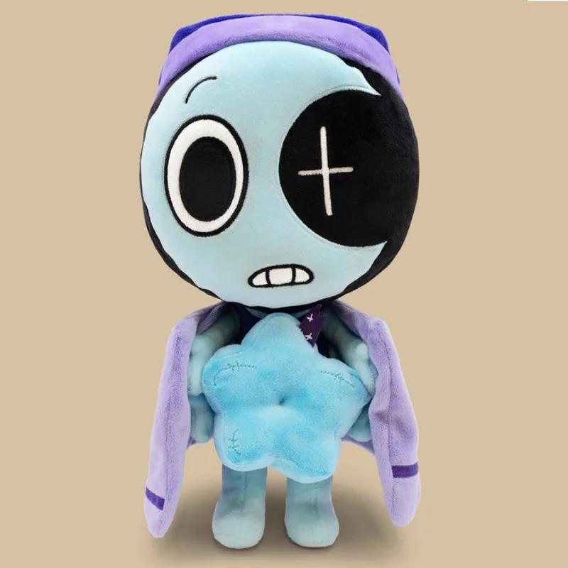 Anime Dandys World Astro Plush Toys Cute 4 Hands Clown With Magnetic Blue Star Collect Stuffed Doll For Kid Birthday Gifts Toys