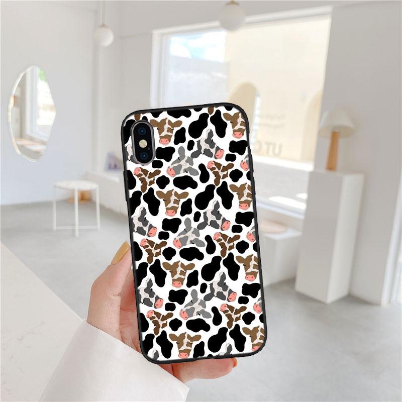 HK16 Cartoon Art Cow Soft Shell Phone Case for Huawei Mate 20 P Smart+ P20 P30 Lite Pro Y5p Y6p Y6s Y7a Y8p Y8S Y9 Prime Y9A Y9S
