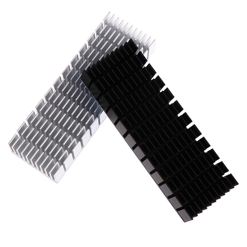 1Pc 120*40*20Mm Aluminum Heatsink Panel Heat Sink Cpu Power Amplifier Radiator