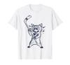 Fierce Hockey Cat Graphic Funny Angry Cat Hockey T-Shirt