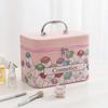 Portable Cosmetics Storage Box Large-Capacity Zippered Toiletry Storage Bag  Bathroom
