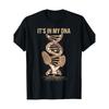 Morel Mushroom DNA Print T-Shirt Men's Unisex Soft Cotton Short Sleeve Casual Gym Tee