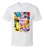 Unisex Shirt Cotton Oversize Large Size Clásica De Dibujos Animados De Happy Tree Friends