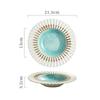 Light Luxury Creative Ceramic Plate Luxurious Restaurant Pasta Plate Household Delicious Dishes Dining Plates Unique Tableware