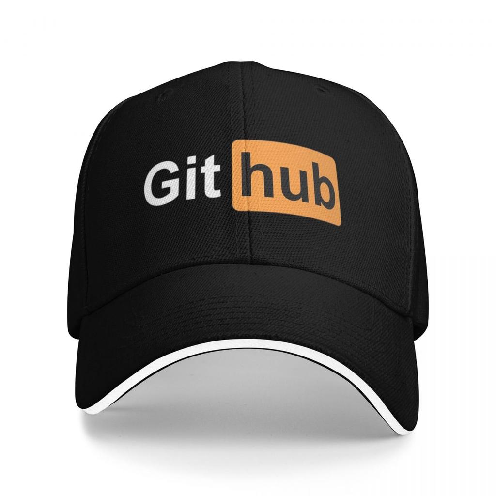 Unisex Baseball Hats GitHub Logo Outdoor Streetwear Summer Sports Baseball Caps Hip Hop Cap Casquette Hats