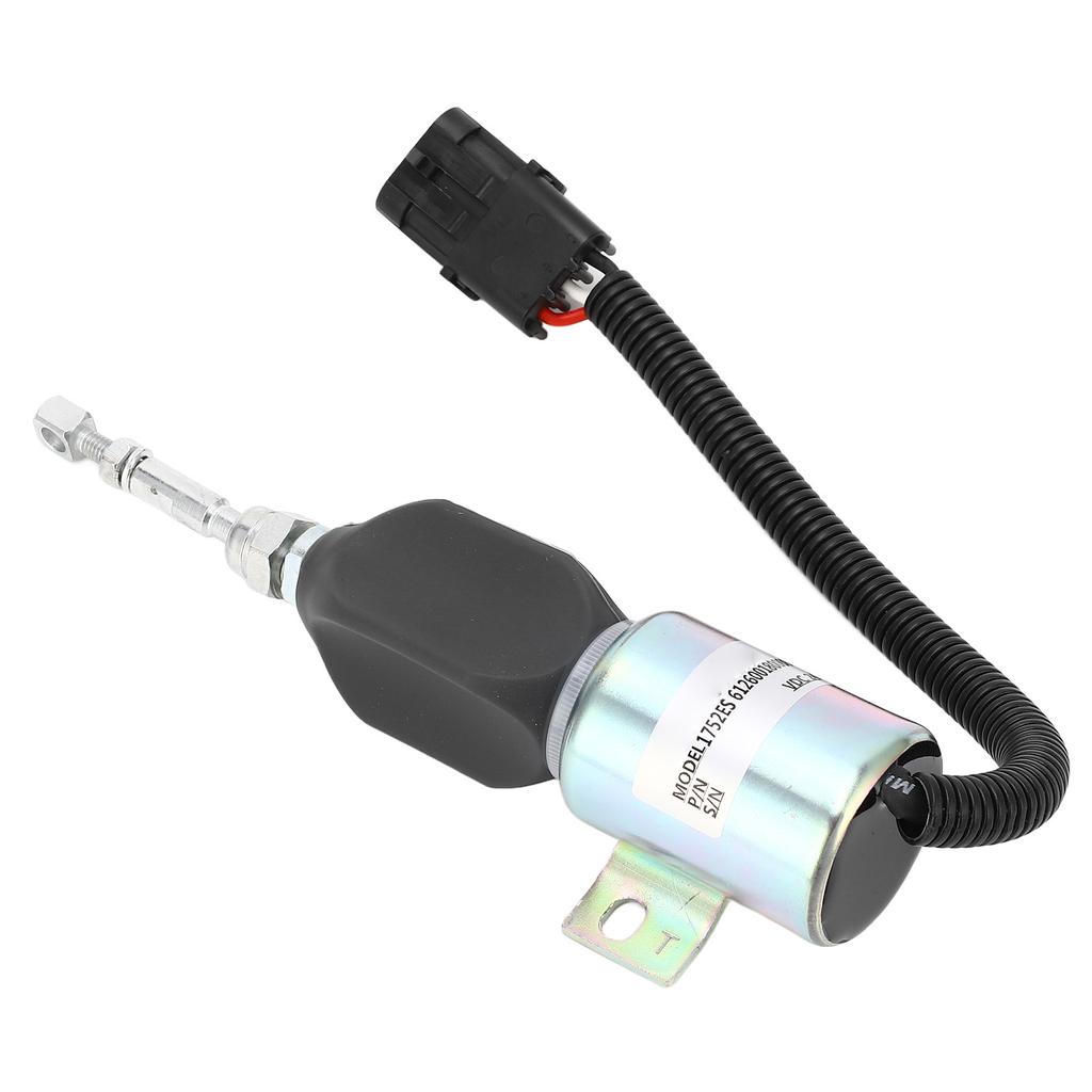 DC24V Brandstofafsluitmagneet 1752ES 612600180008 Stopmagneetventiel Geschikt voor Cummins 5.9L 8.3L