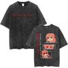 Vintage Washed Bocchi The Rock Ijichi Nijika Yamada Ryo Gotoh Hitori Kita Ikuyo Tshirt Kessoku Band Print Tshirt Men Women Tees
