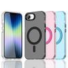 Magnetic Wireless Charging Case For Apple iPhone 16e 16 Pro Max 15 14 Plus Cover Candy Colors Transparent Back Shell Coque