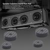 4PCS 30x10mm Speaker Isolation Stand Feet Pads 4K Carbon Fiber Floor Protector Spikes  for PC Case