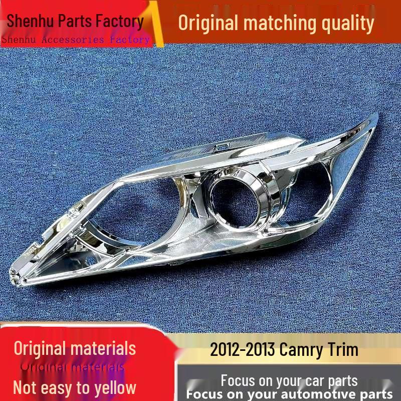 Bordo Faro Argentato per Toyota Camry 2012-2013 - Striscia Decorativa Anteriore