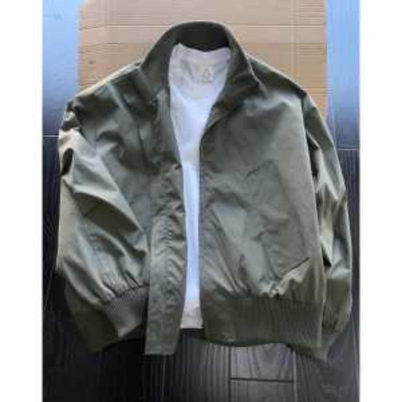 Stand Collar Bomber Jacket Men's Autumn Wear  Short Baseball Uniform Coats