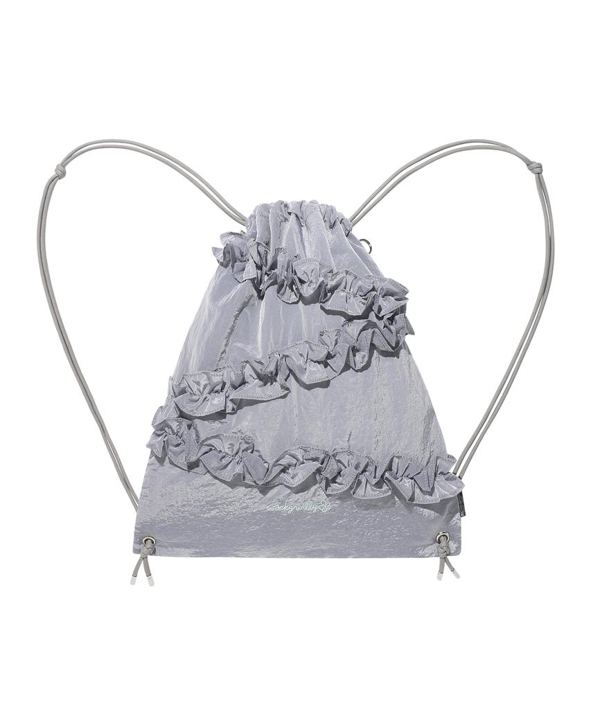 Wacky Willy Women'S Frill Gym Sack Grey
