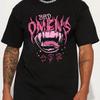 Camiseta Gráfica Rock Band Bad Omens para Hombre y Mujer Verano Ropa Gótica Moda Casual Cuello Redondo Manga Corta Top Streetwear