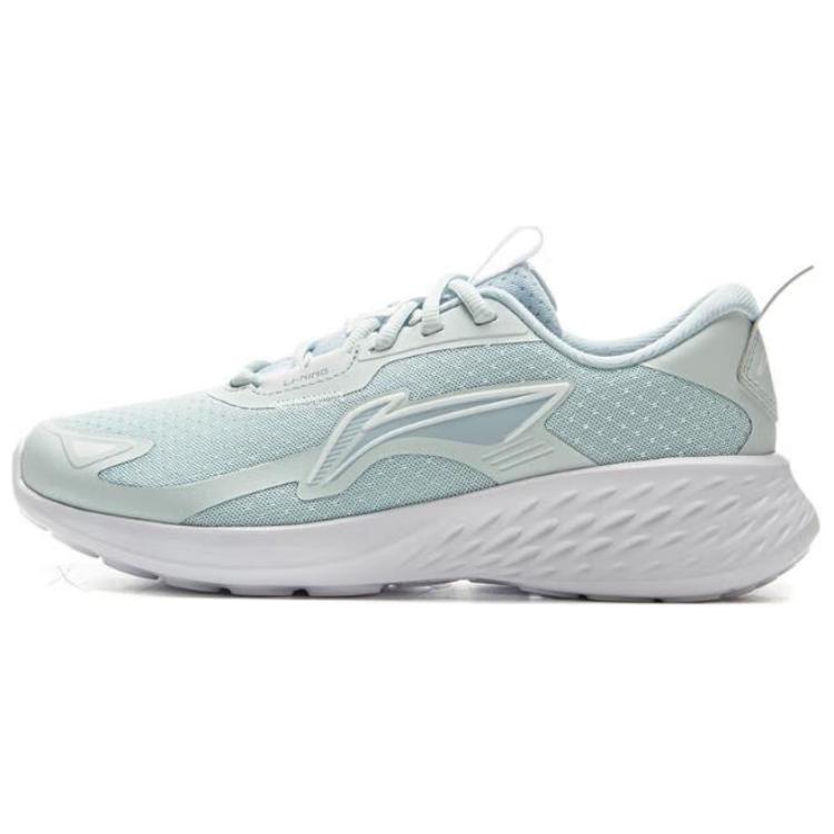 Li Ning Light Cloud Slip Resistant Abrasion Resistant Low top Casual Running Shoes Women's Blue ARSU128-3