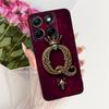 For Motorola Edge 70 Fusion Royal Crown Initial Letter Phone Case For Motorola Edge70 Fusion 5G XT2605 Black Silicon Soft Bumper