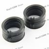Motorcycle Carburettor Interface Adapter Intake Manifold For Honda XLV600 XL600V Transalp XLV650 NT650 XL650V Hawk GT Moto 2Pcs