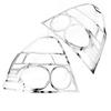 Chrome Styling Tail Light Cover Trim for Chevrolet Aveo T250 Sedan