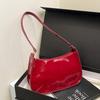 Dames Handtas van Lakleer Veelzijdige Mode Schouder Casual Pendeltassen Meisjes Merk Designer Rits Handtas