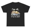 I’m Okay Just Trying To Be An Adult T Shirt Funny Sarcastic Silly Bear Humor Tee