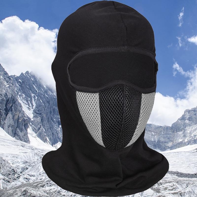 Men Outdoor Balaclava Motorcycle Ski Mask Windproof Warm Neck Full Face Shield Protect