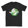Oversized TShirt Beach Ghostbusters Slimer Neon Hippie T Shirts Cotton Tshirt for Unisex Y2K Funny Loose Short Sleeve Tops