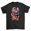 Retro_42 Saxofonserenad: Rolig jazzmusiker-t-shirt - Unisex design, 100% bomull