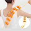 18 Rounds of Back Massage Roller Rope, Professional Self Massage Tool, Portable Manual Massage Belt for Back, Neck and Leg Pain