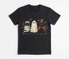 Cute Halloween Cat Shirt, Spooky Black Cat Shirt, Funny Ghost Halloween T-Shirt