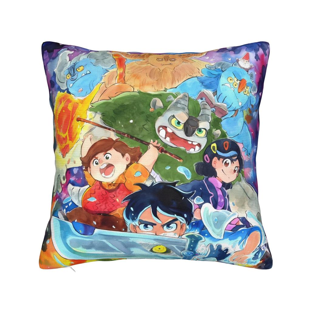 Trollhunters Tales Of Arcadia Pillowcases Kawaii Pillow Case For Office Car Home Decor Soft Pillow Cover