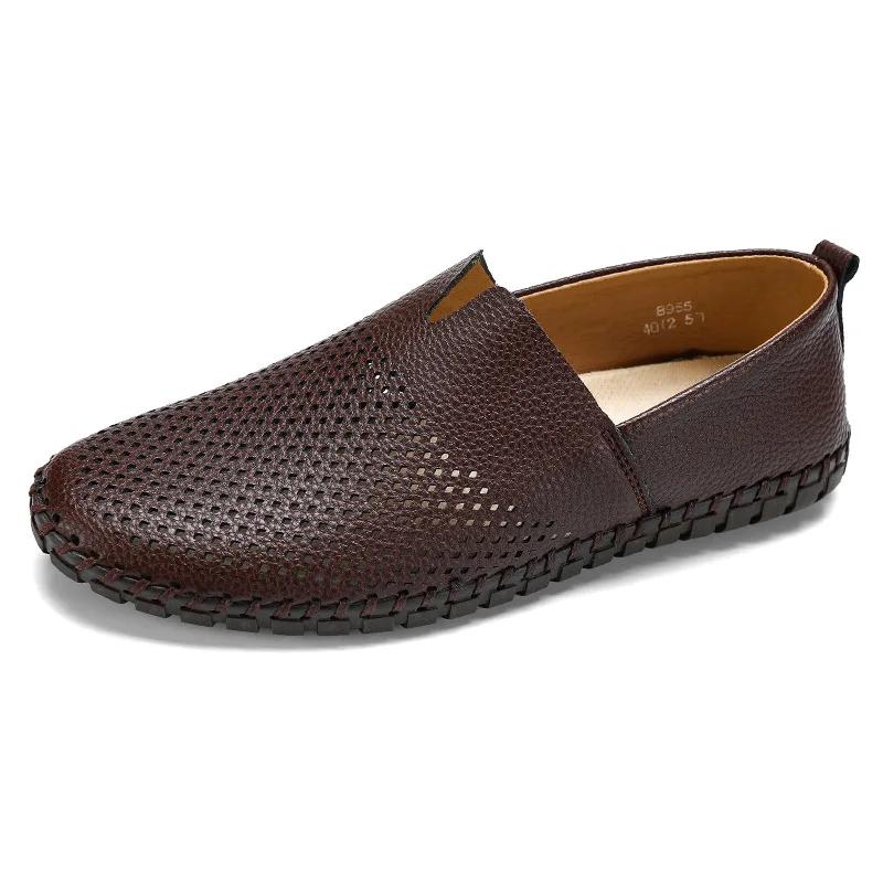 Fashion Men Shoes Handmade Casual Loafers 38-50 Casual Shoes New Summer Pu 2025 Loafers Men Zapatos De Hombre Summer Sandals for Man