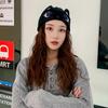 biensn.Women Winter Cute Animal Cat Hat Crochet Beanie Hats Photography Knitted Hat Cap
