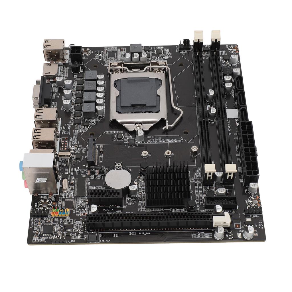 לוח אם למחשב H55 מקצועי M.2 NGFF LGA 1156 חריץ DDR3 זיכרון 8 ערוצים ספק כוח 4 פאזות גיימינג