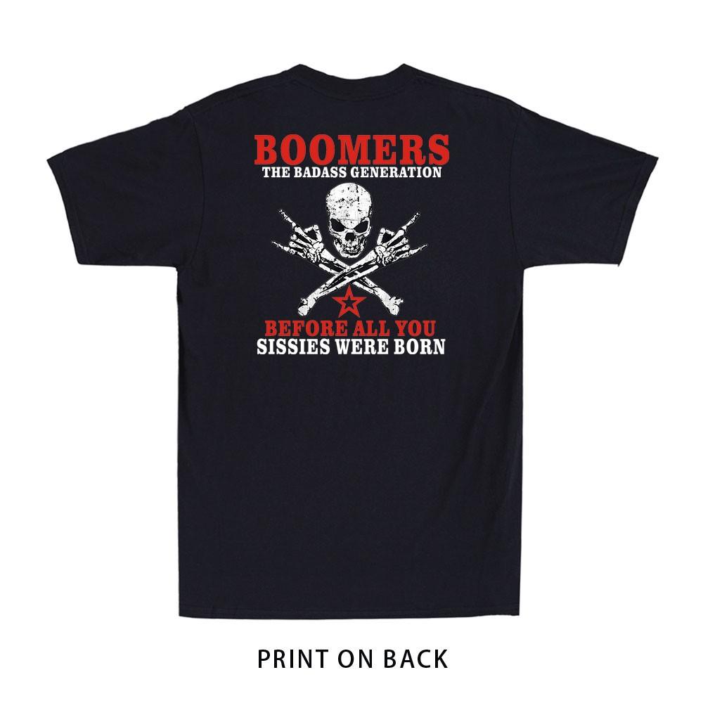 Boomer Generation Bevor Alle Weicheier Geboren Wurden Horror Totenkopf Herren T-Shirt Unisex T-Shirt
