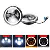 H4 7 zoll Auto Led-scheinwerfer Off-Road-Auto Led Lampe H4 Led Scheinwerfer Halo Angel Eyes Für Lada Niva 4X4 UAZ Hunter Auto Zubehör 12V 24V