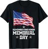 Memorial Day America Flag Remember Honor Men Women Kids Teen T-Shirt