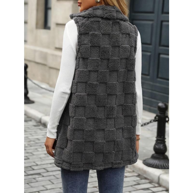 Fashionable Women's Casual Vest Elegant Cardigan Jacket