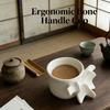 Simple Spine Skeleton Ceramic Mug Coffee Cup with Pen Holder Cute Desktop Decorative Ornaments Creative Gift for Friends