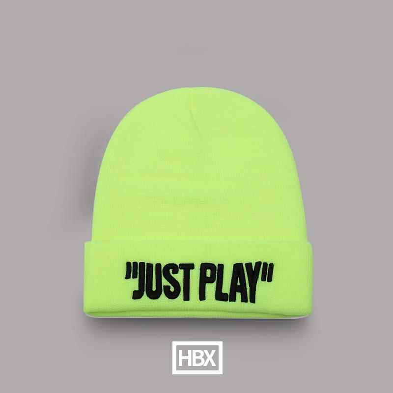 Hat Men's Knitted Cold Hat Korean Style Autumn and Winter Style Thin Light Plate Solid Color Versatile Warm Ear Protection Woolen Hat