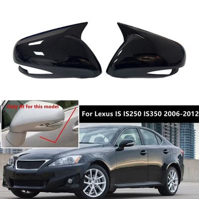 Voor LHD Lexus IS350 IS250 ES350 2008-2012 Autosticker Achteruitkijkspiegelkap Buitenspiegelafdekking Buitendeur Achteruitkijkspiegel Bekleding ABS