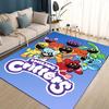 Cartoon S-Smiling C-Critters Katnap Craftycorn Teppich für Wohnzimmer Schlafzimmer Heimdeko, Kinder Spiel Rutschfest für Sofa Fußmatte